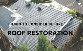 Things to consider before undertaking a roof restoration