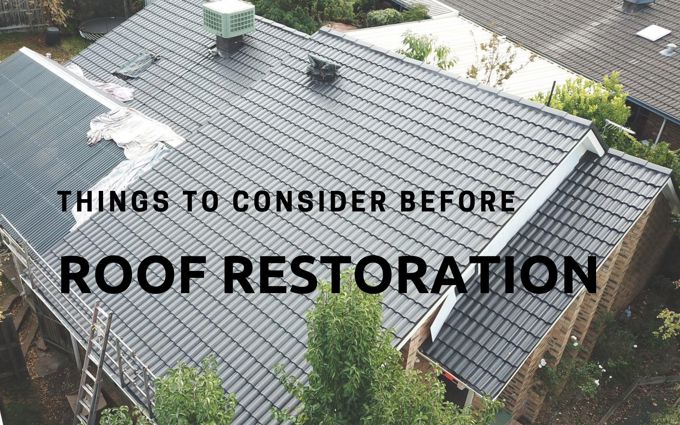 Things to consider before undertaking a roof restoration
